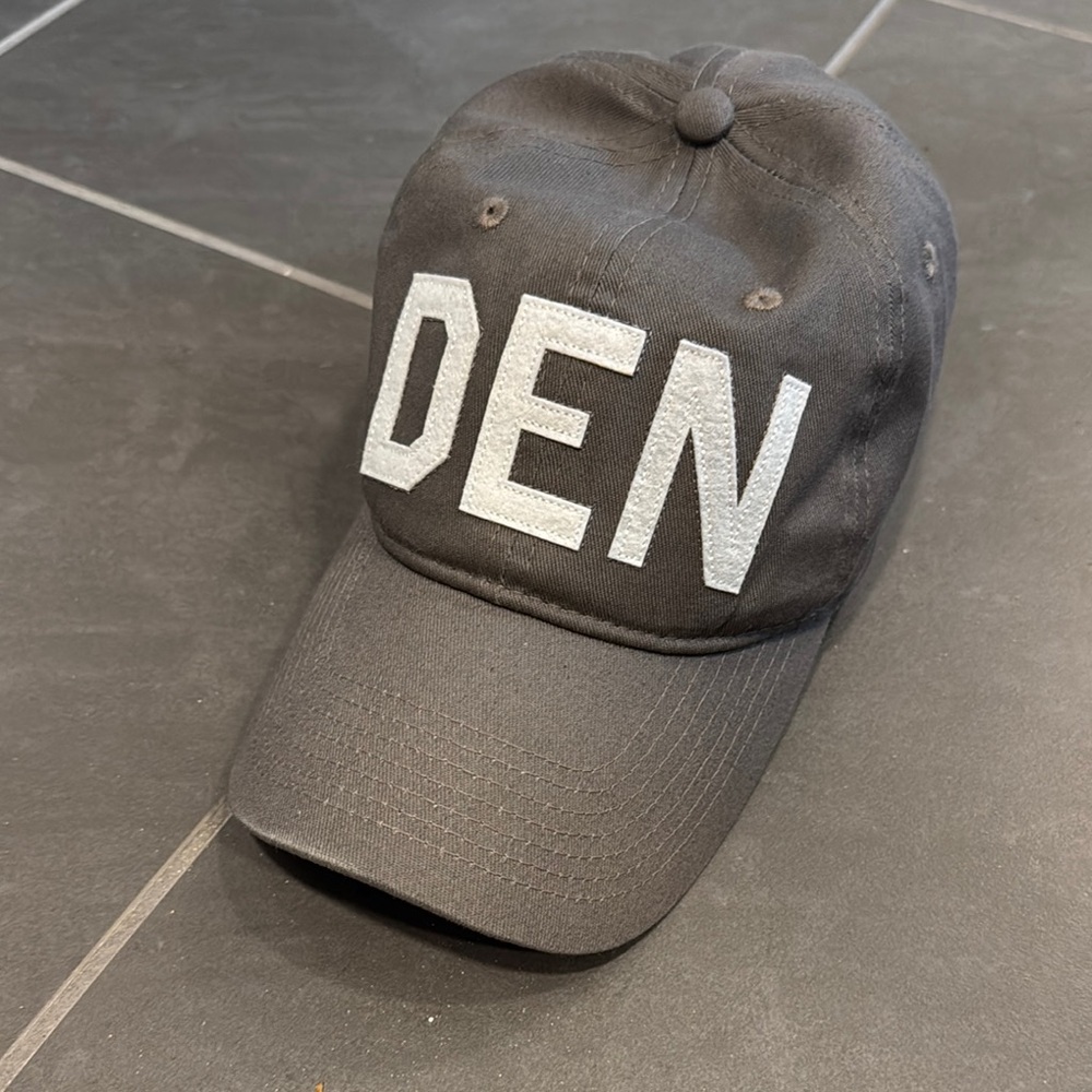Avia Black Cap with White Lettering